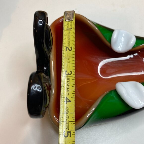 Vintage Murano Clown Art Glass Hand-Blown Candy Dish Ashtray Bowl As Is - Picture 10 of 10